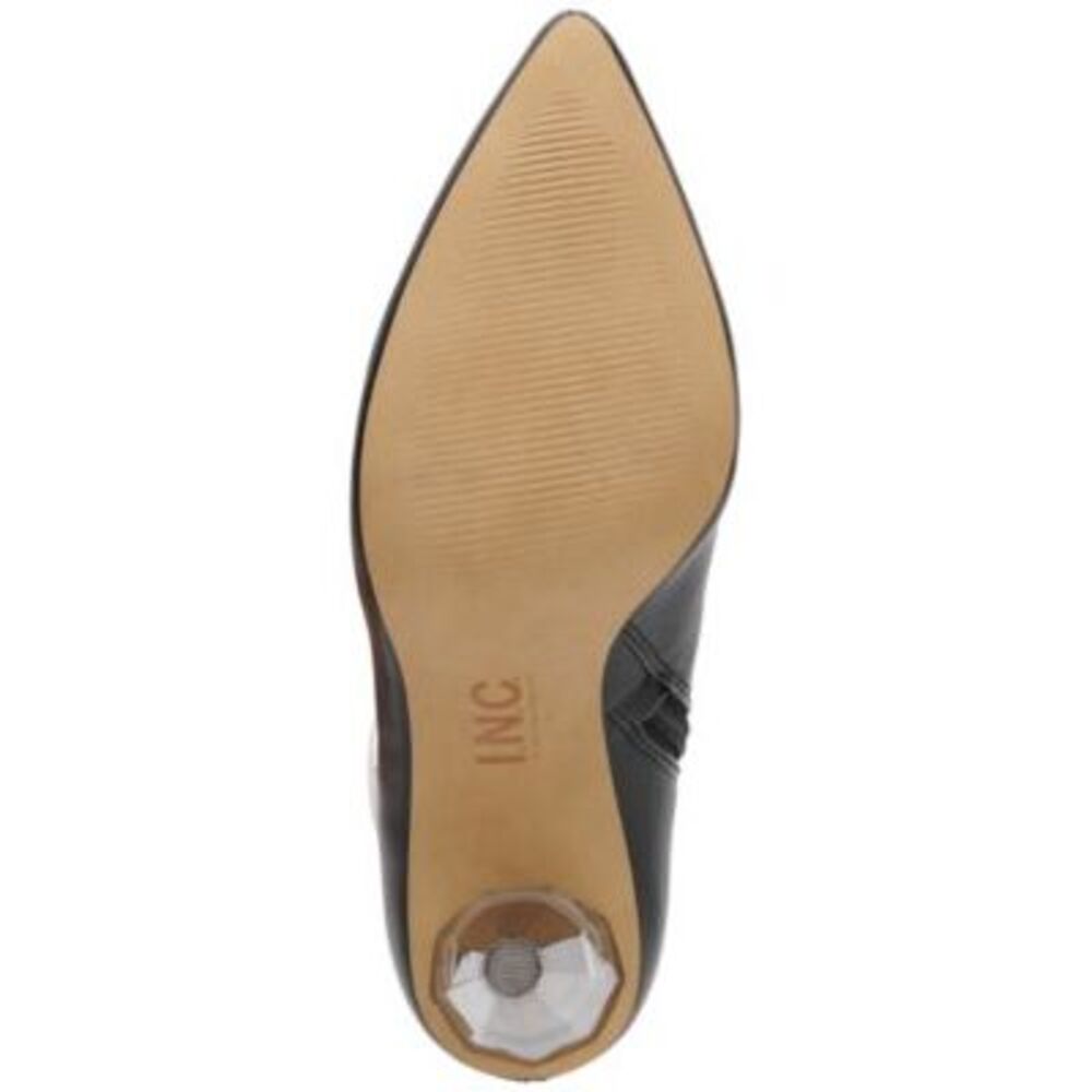 MATEO BY INC Womens Black Arch Support Luisa Pointed Toe Stiletto Booties 6 M - Picture 4 of 4